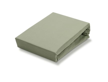 JERSEY SOFT split topper fitted sheet Light Olive