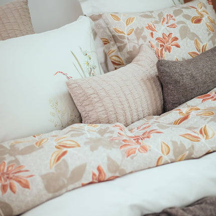Dekbedovertrek CASHMERE GLOW linen 140x220 cm (satijnkatoen)